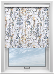 Cecelia, Blue Drift - Roller Blind